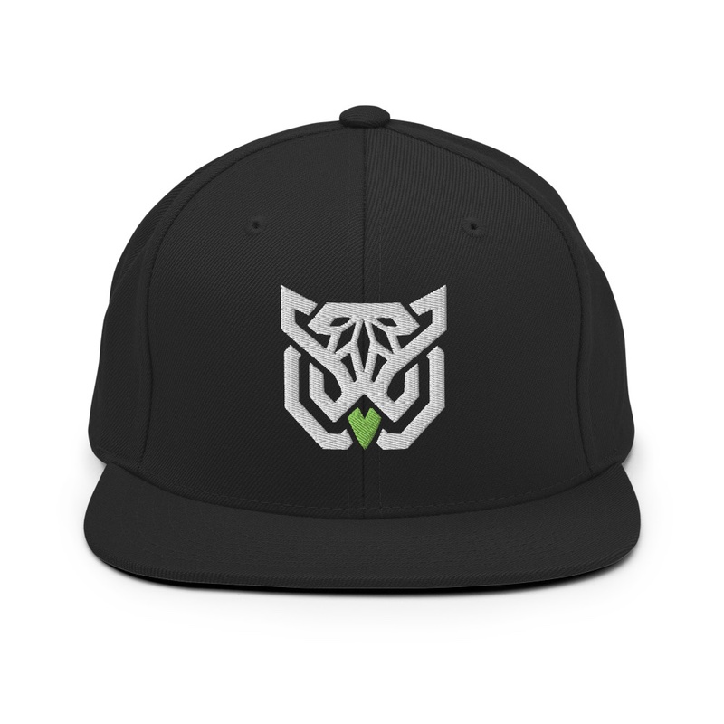 Snapback White Logo